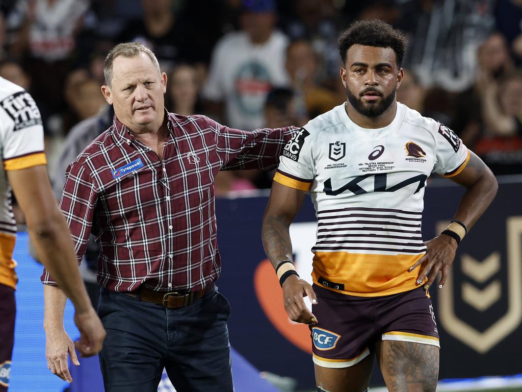 Kevin Walters after last year’s grand final. Picture: Adam Head