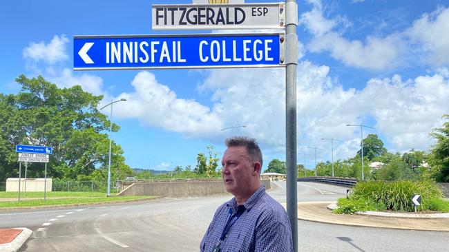 Detective Acting Inspector Gary Hunter provided an update on Saturday after a 66-year-old Innisfail man was found dead. Picture: Arun Singh Mann