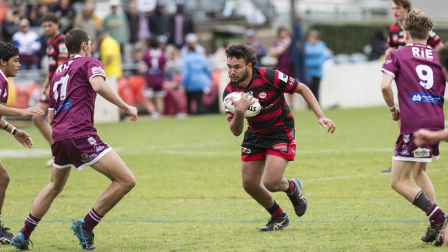 Rueben Tatow of Valleys. Picture: Kevin Farmer.