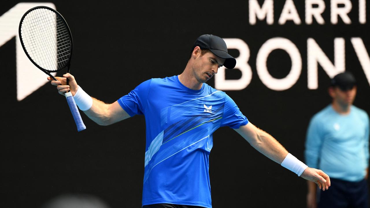 Andy Murray was unable to produce his best tennis in a first-round Melbourne Summer Set defeat to Facundo Bagnis, of Argentina. Picture: AFP