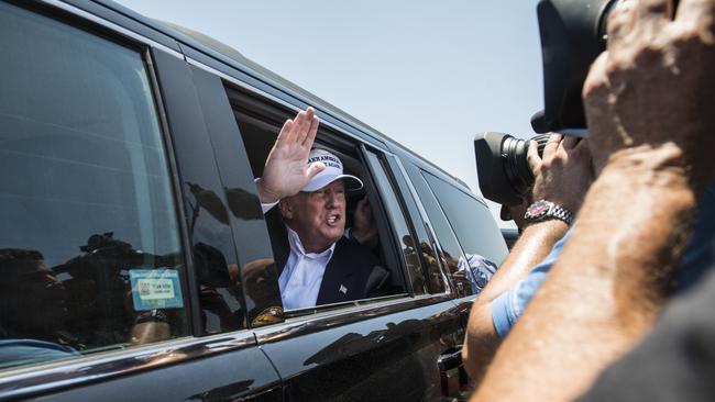 Donald Trump’s new “Cadillac One” limousine will be debuted to both the public and the President-elect on Friday. Picture: Matthew Busch/Getty Images