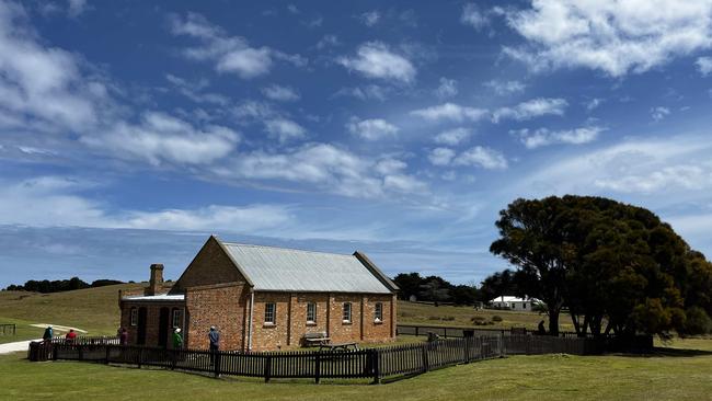 The former chapel at Wybalenna.