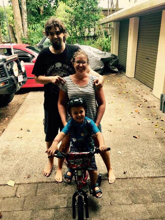 Gemma Cosgrave and Steve Arthur with their son Phoenix.