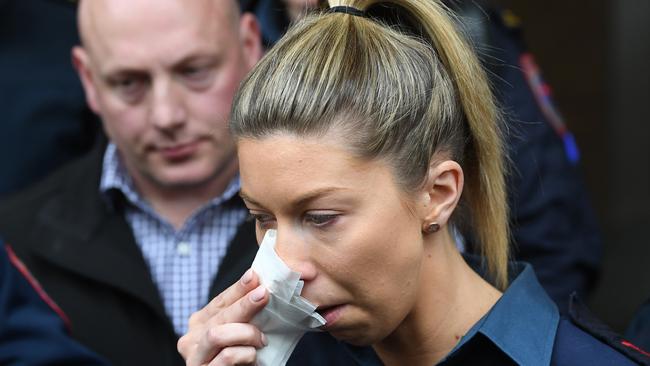 Paramedic Monica was punched in the face and put in a chokehold by her attacker. Picture: AAP