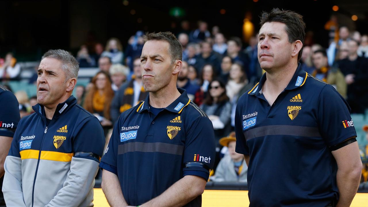 Chris Fagan and Alastair Clarkson are mentioned in the report. Photo by Michael Willson/AFL Media)