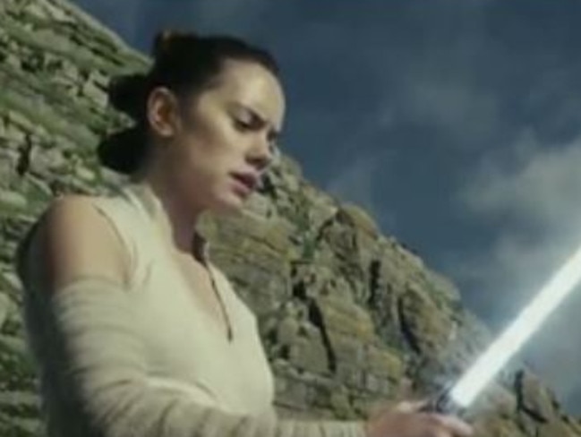 Daisy Ridley as Rey in Star Wars: The Last Jedi. Picture: Supplied