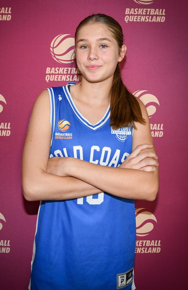 Queensland South U16 Girls player Jade Sherrington. Picture: Basketball Queensland