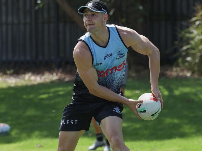 Liam Ison has had his contract upgraded by the Sharks.