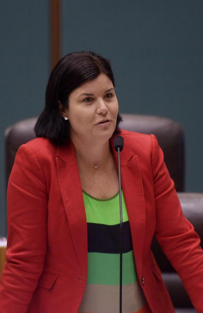 Chief Minister Natasha Fyles and her government are facing a motion of no confidence from the opposition. Picture: (A)manda Parkinson