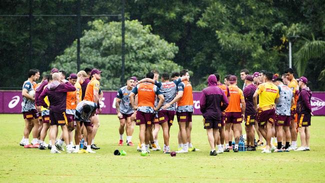 The Broncos are facing a crucial game against Cronulla. Picture: Richard Walker