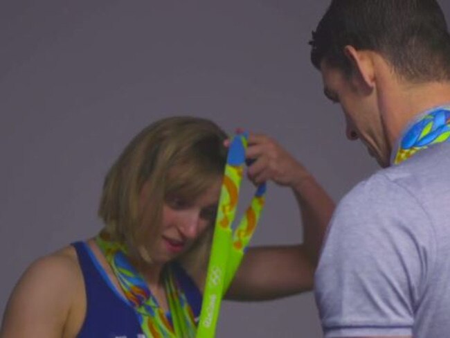 Phelps gave Ledecky some clear instructions on gold medal swag