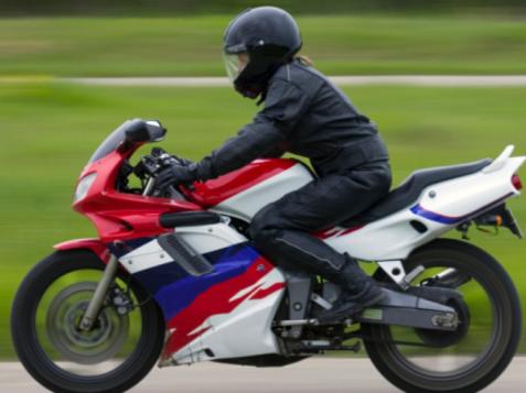 Generic image of a motorbike rider. Picture: Getty Images