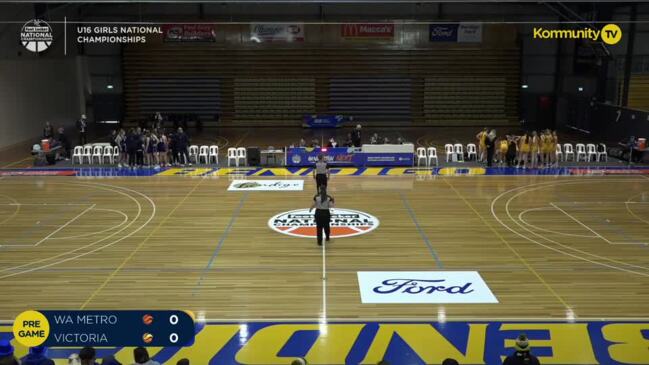 Replay: WA Metro v Victoria Metro (Girls)—Basketball Australia Under-16 National Championships Day 2