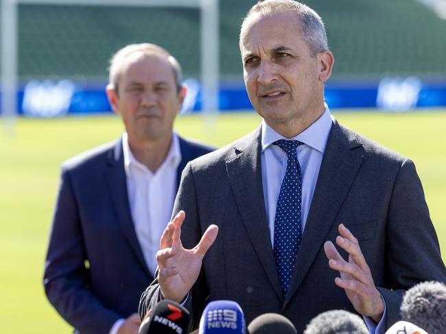 NRL chief executive Andrew Abdo gave no comment when asked why the so-called ‘Gus Rule’ had not been strenghtened Picture: Getty Images
