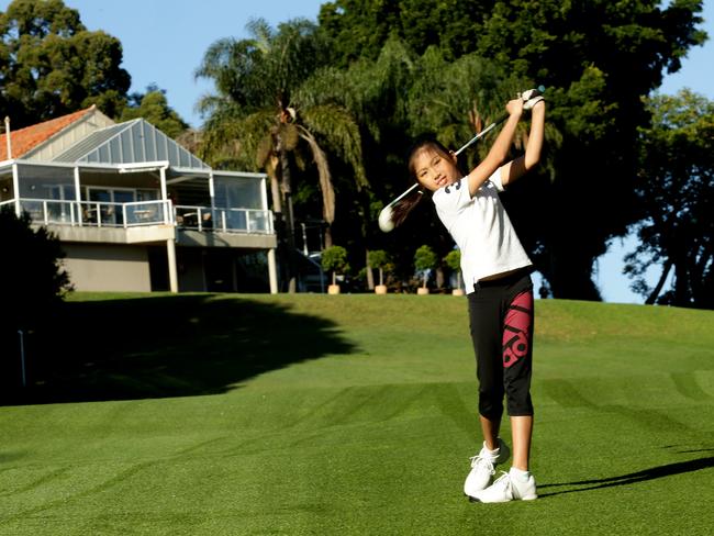 Michelle Yang in training. Picture: Annika Enderborg