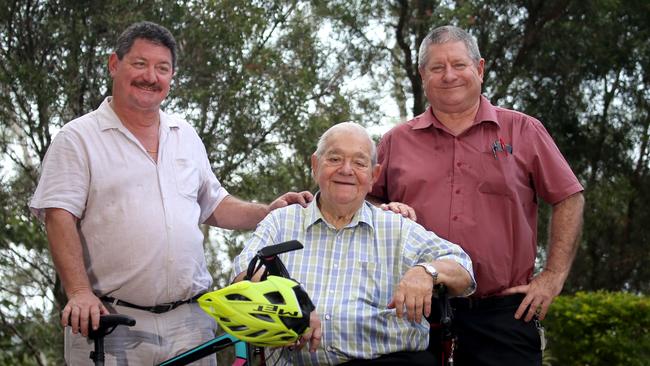 John, Lou and Peter Piccone. PICTURE: ANNA ROGERS