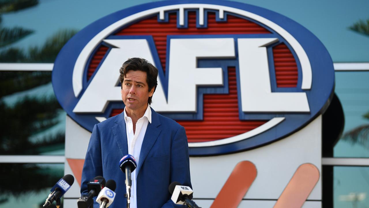 The AFL will have to re-work its fixture. (AAP Image/James Ross)