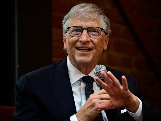 Bill Gates made made an A$76 million donation to Future Forward. Picture: AFP