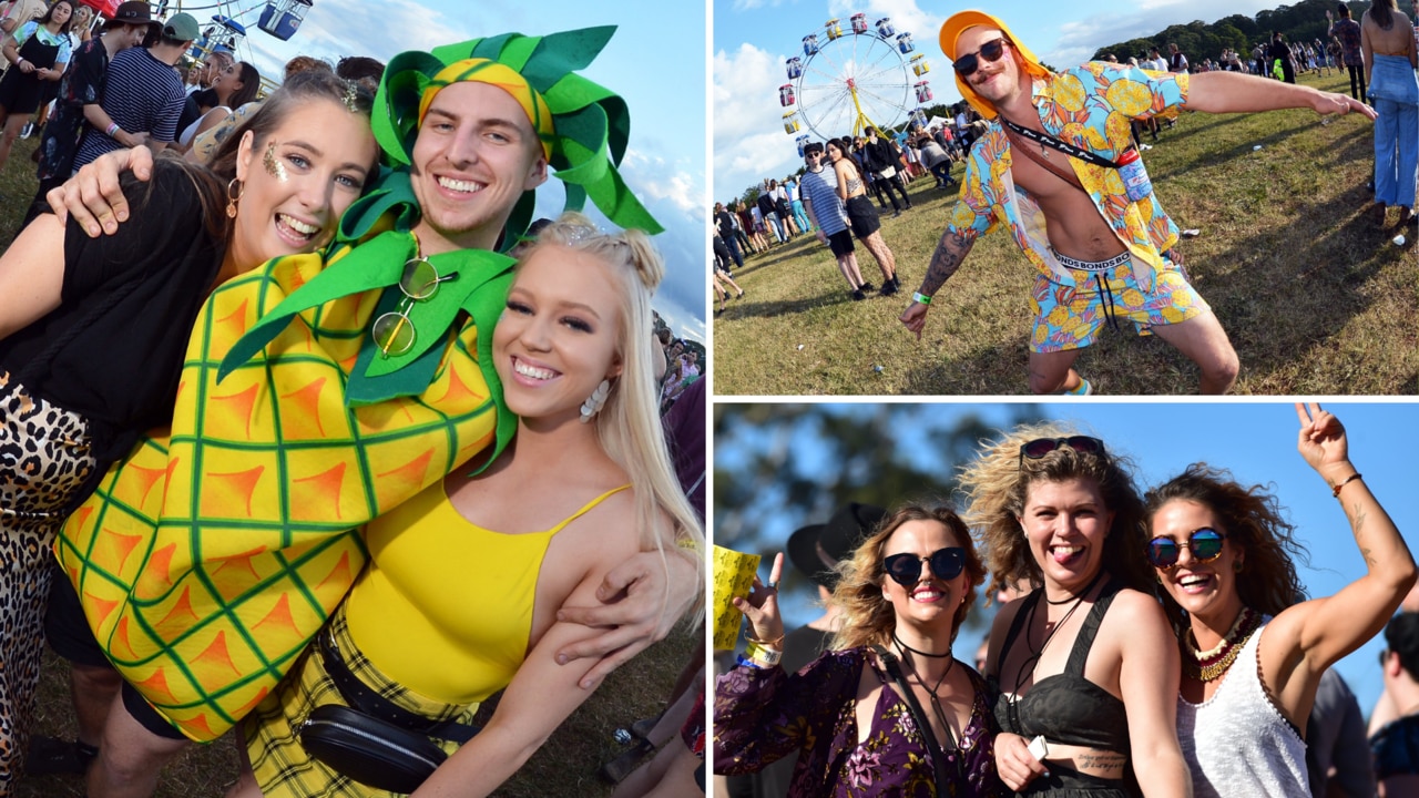 Festivalgoers at the Big Pineapple Music Festival through the years.