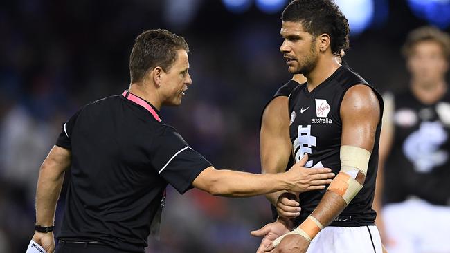 Sam Petrevski-Seton was one of Carlton’s standouts with a tough performance against Western Bulldogs. Picture: Quinn Rooney/Getty Images. 