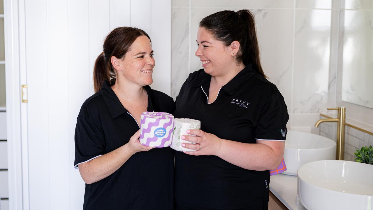 Privy Solutions co-owners Natasha Krahenbring (left) and Abbey Webb. Picture: Matt Edwards