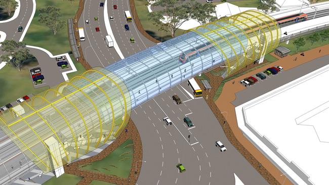 A long-awaited multi-million dollar fix for Oaklands Crossing remains a pipedream in the west. This design was released by the State Government in 2012 and the local council was hoping for a $100m commitment to it in this year’s budget.