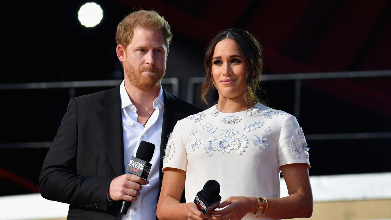 Harry and Meghan have parted ways with Spotify. Picture: Angela Weiss/AFP