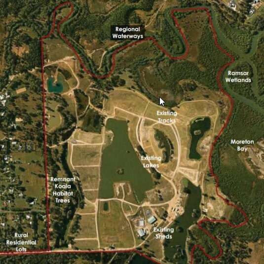 Brolga Lakes development subdivision to build 219 dwellings at 310-312 Old Bay Rd, Burpengary East.