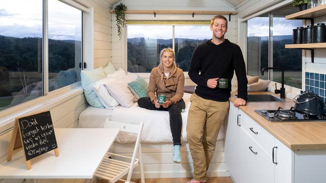The small houses Aimee Stanton with her brother and business partner Ben have built are big on comfort.