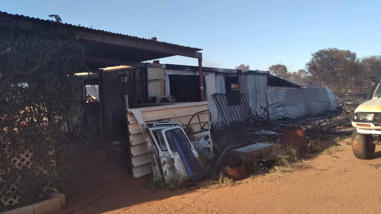 One of the homes damaged by the fire. Picture: Facebook/Action For Alice 2020