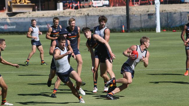 The Crows cancelled Friday’s internal trial after 16 players were ruled out due to either having coronavirus, being close contacts or sidelined with injury.