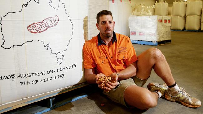 Peanut Grower Sonie Crumpton and his family have a property portfolio which sprawls across the Burnett region. Pic Mark Calleja