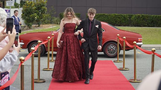 Corey and Shannon at the Caloundra Christian College formal 2024