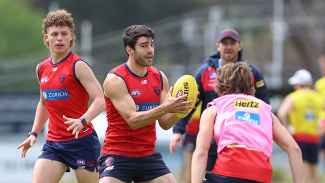 Christian Petracca shouldered a big load for the Demons in 2023. Picture: Brendan Beckett