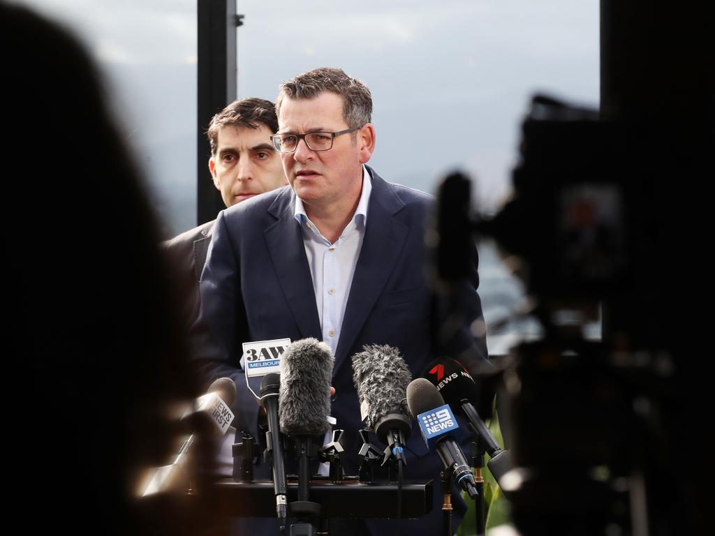 The next premier will be chosen on Wednesday, with Mr Andrews leadership to officially end at 5pm that same day. Picture: NCA NewsWire / David Crosling