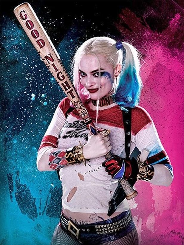 As Harley Quinn.