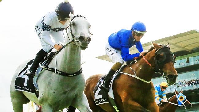 Greysful Glamour continued her winning run in the Villiers Stakes. Picture: Getty Images