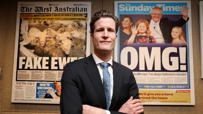 West Australian Newspapers’ editor-in-chief Anthony De Ceglie. Picture: Colin Murty