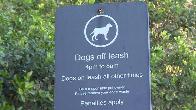 Dogs are permitted off leash at times and locations indicated on signage. Picture: Supplied