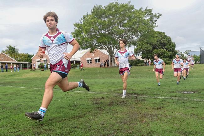 QLD_WSN_ROUND_WK50 Saturday May 17, 2025 – TAS First XV rugby union between Ormiston College and St Paul's College. Played at Ormiston college, Ormiston. Photography by Stephen Archer