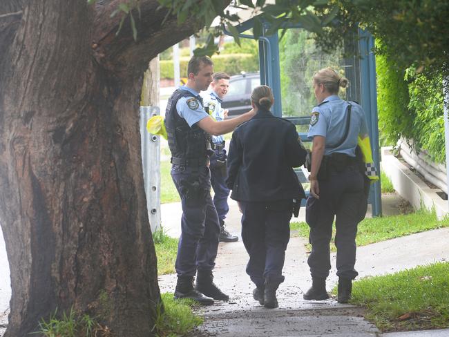 Northern Beaches Police on Oliver St, Freshwater. Picture: Jeremy Piper