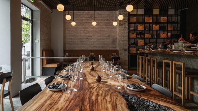 Nikkei Restaurant’s stylish interior. Picture: Bruno Stefani