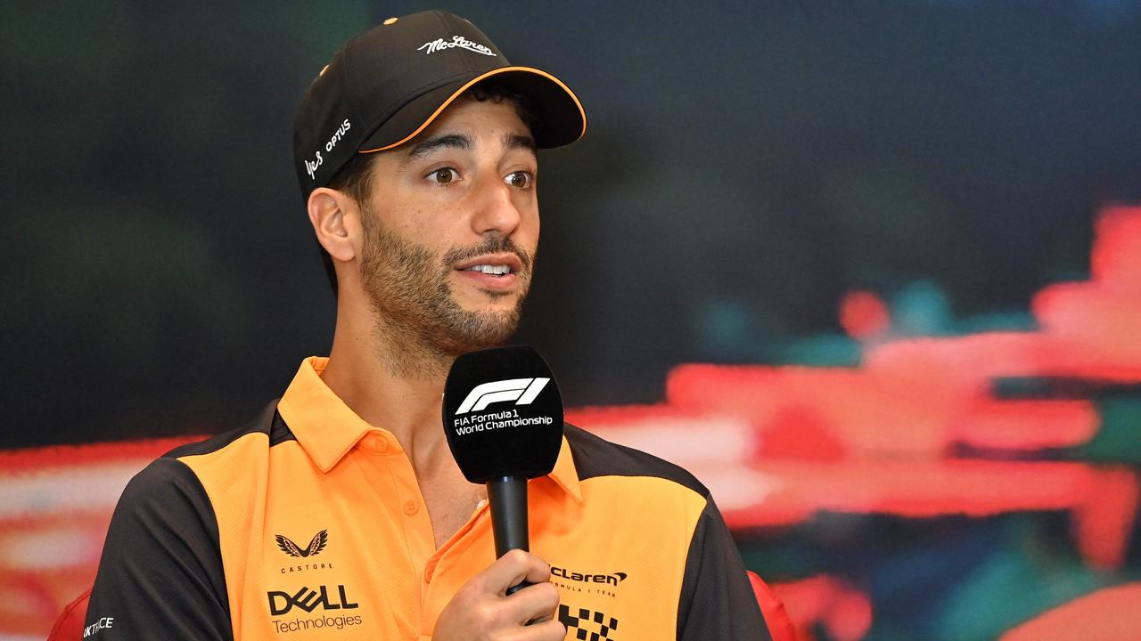 Daniel Ricciardo is vowing to fight back. (Photo by ANDREJ ISAKOVIC / AFP)