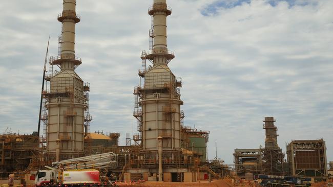 Chevron’s massive Gorgon project on Barrow Island, Western Australia. Picture: Ray Strange