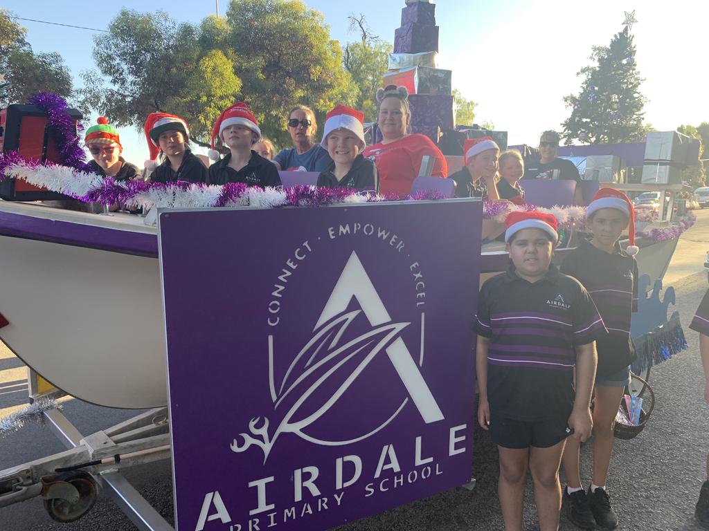 Students from Airdale Primary School were looking forward to the pageant kicking off. Picture: Isaac Selby