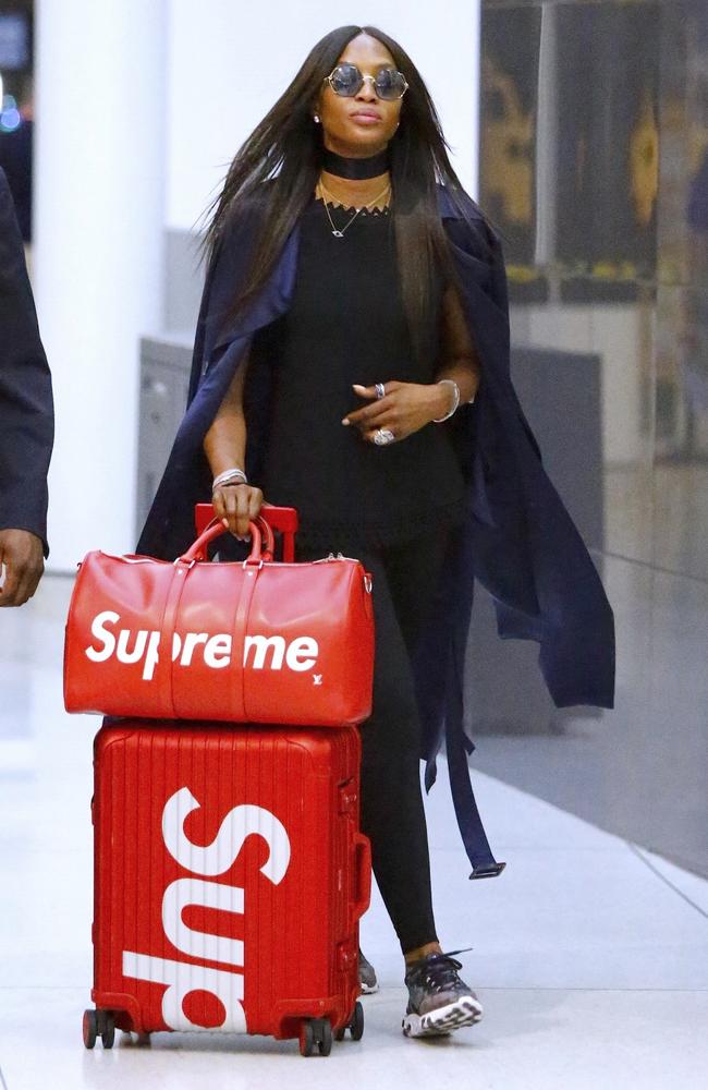 Naomi Campbell got into a spat with BA staff after they lost her luggage. Picture: Backgrid