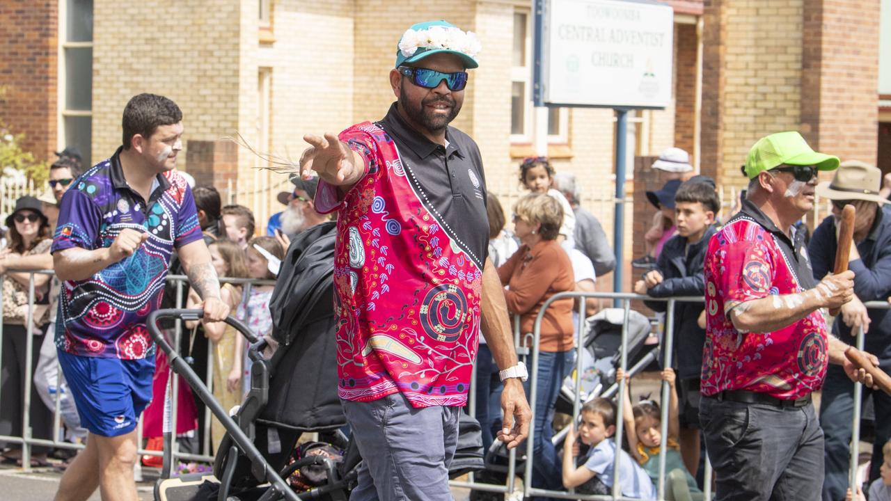 Alf Orcher. Carbal Medical Services float in the Grand Central Floral Parade. Saturday, September 17, 2022. Picture: Nev Madsen.