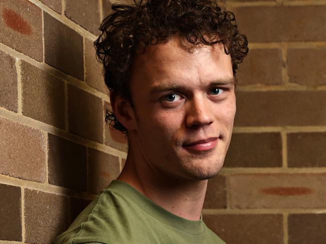 DAILY TELEGRAPH JUNE 27, 2023. Actor Ben Goss who will star in the production of TIM poses for a photo at the Seymour Centre in Chippendale. Picture: Adam Yip