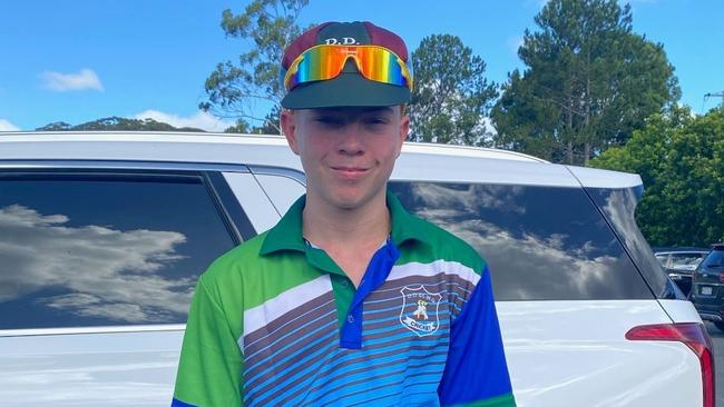 Darling Downs young cricket star Axel Kuskopf