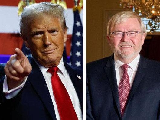 Albo has a call with Trump as Rudd deletes tweets